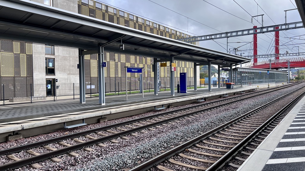 Bahnhof in Mersch
